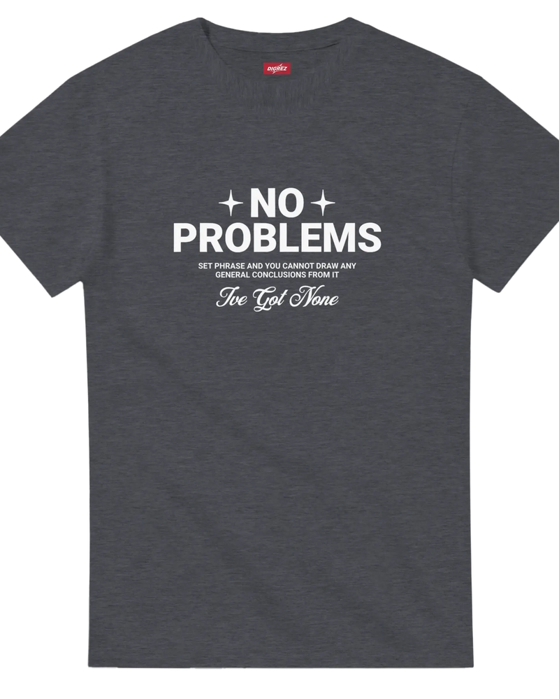 NO PROBLEM Heavyweight Unisex T-Shirt